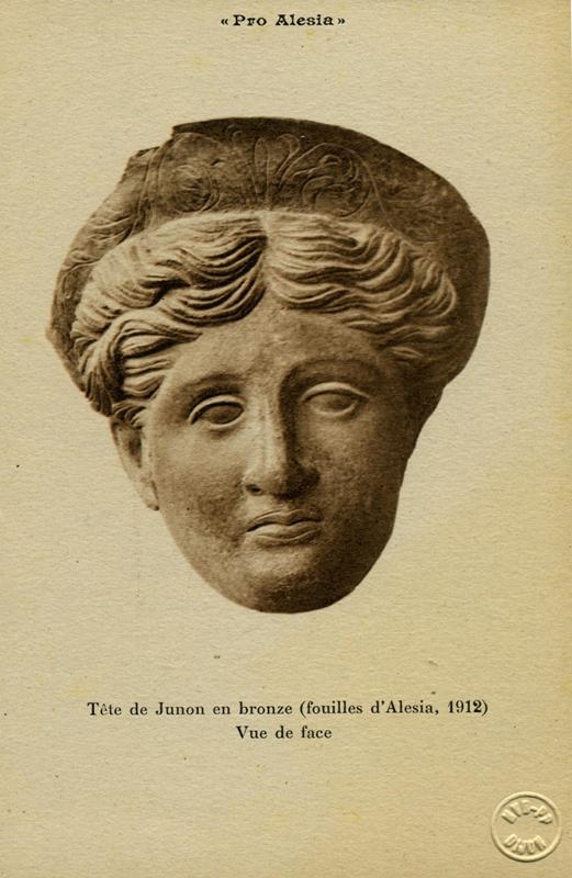 Tête de Junon en bronze