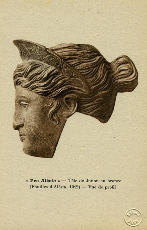 Tête de Junon en bronze