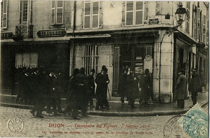 DIJON - Inventaire des Eglises, 3 février 1906