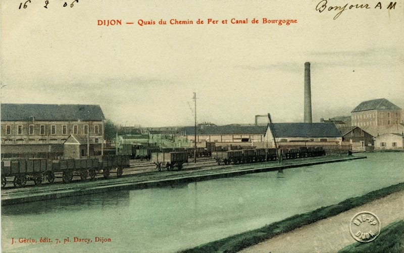 DIJON - Quais du Chemin de Fer et Canal de Bourgogne