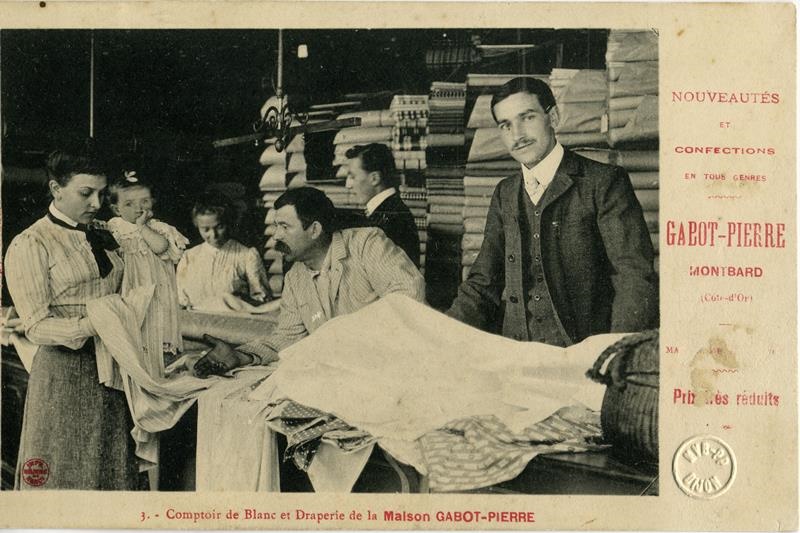 3. - Comptoir de Blanc et Draperie de la Maison GABOT-PIERRE