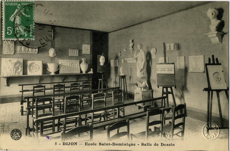 5 - DIJON - Ecole Saint-Dominique - Salle de Dessin