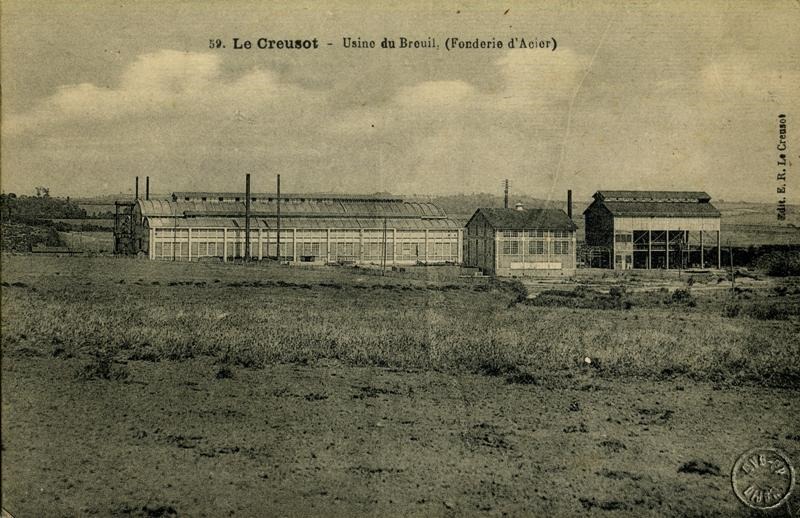 59. Le Creusot. - Usine du Breuil (Fonderie d'Acier)