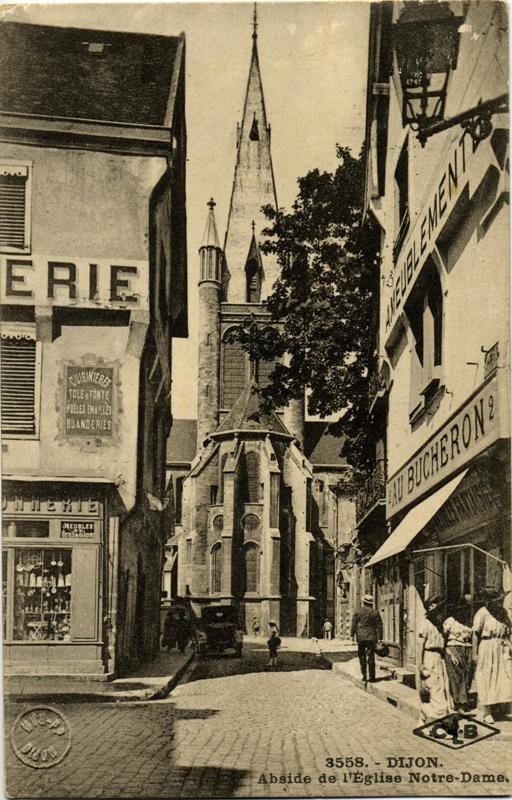 3558. - DIJON. / Abside de l'Eglise Notre-Dame.