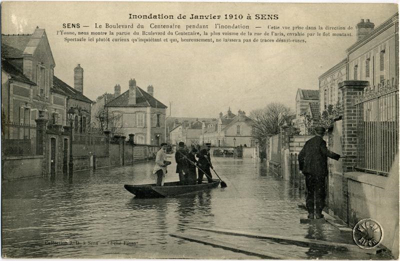 Inondation de Janvier 1910 à SENS