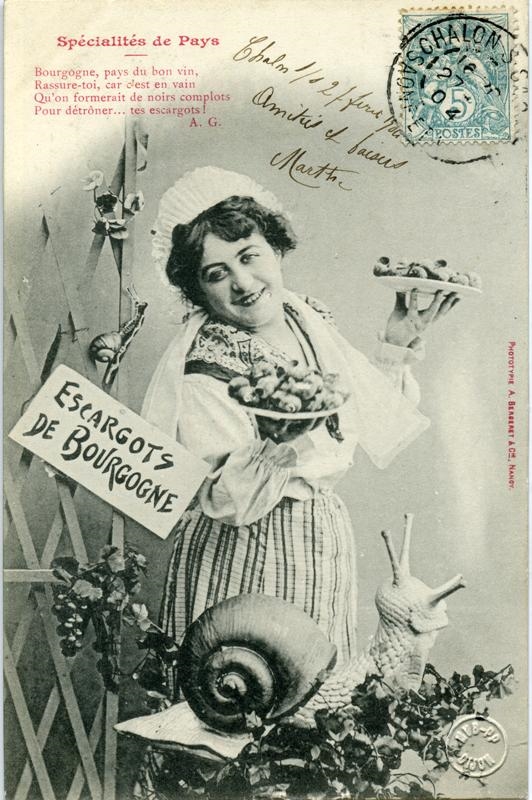Spécialité de pays – Escargots de Bourgogne