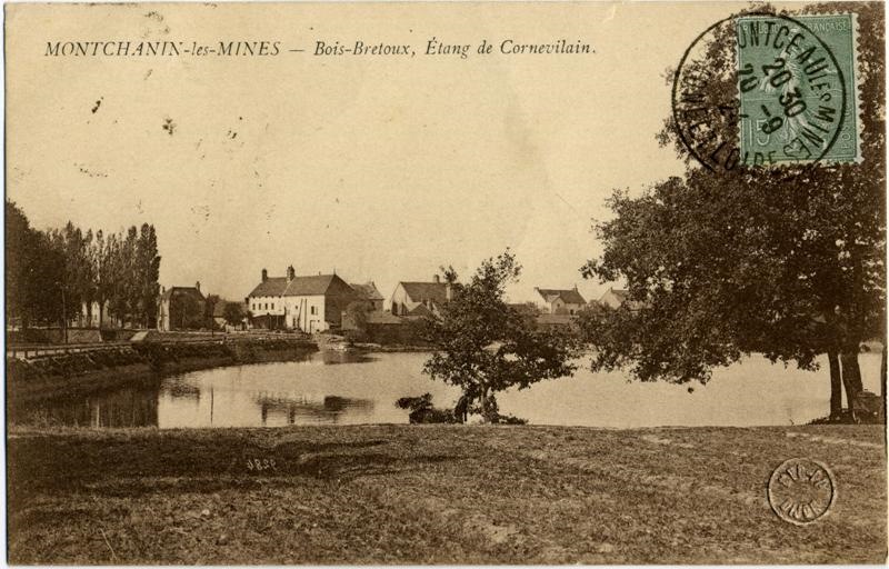 MONTCHANIN-les-MINES - Bois-Bretoux, Etang de Cornevilain