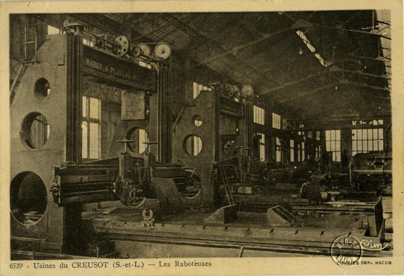 6539 - Usines du CREUSOT (S.-et-L.) - Les Raboteuses