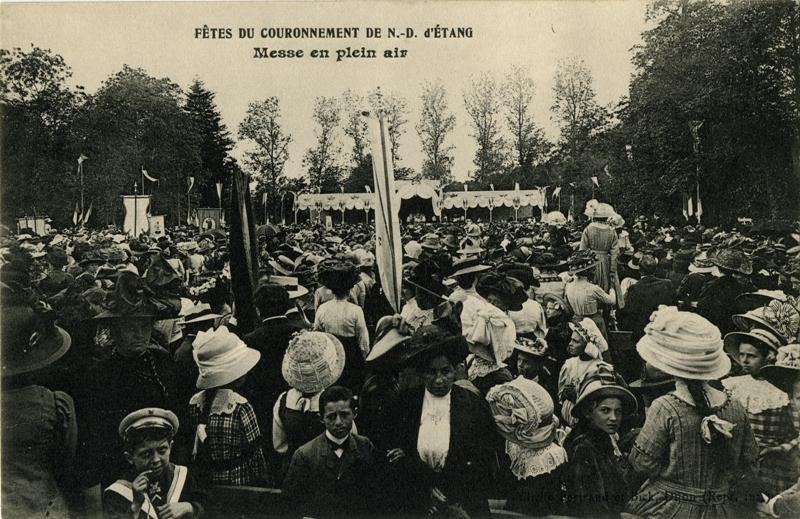 FETES DU COURONNEMENT DE N.-D.d'ETANG - Messe en plein-air.