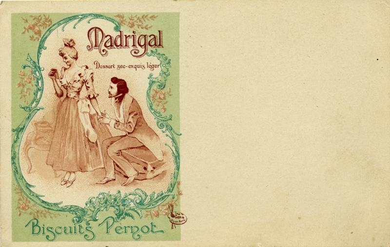 Madrigal / dessert-sec-exquis léger/Biscuit Pernot