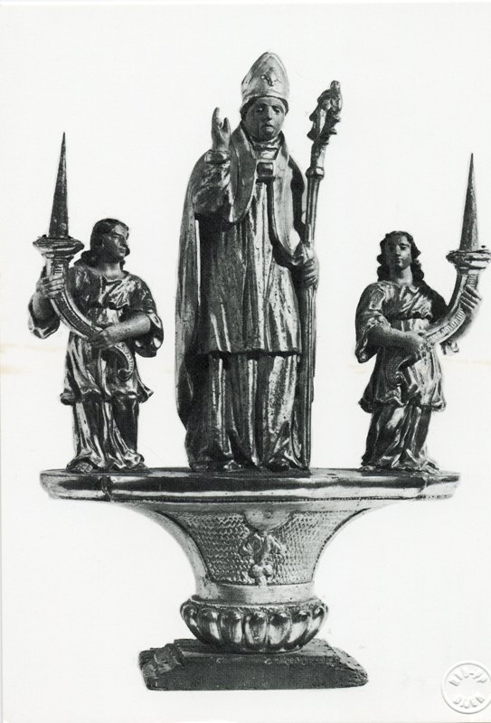 ville de Dijon/Musée d'Art Sacré/Eglise Sainte-Anne/Bâton de procession en bois doré/(vers 1700)/Edition Media Conseil,Dijon.