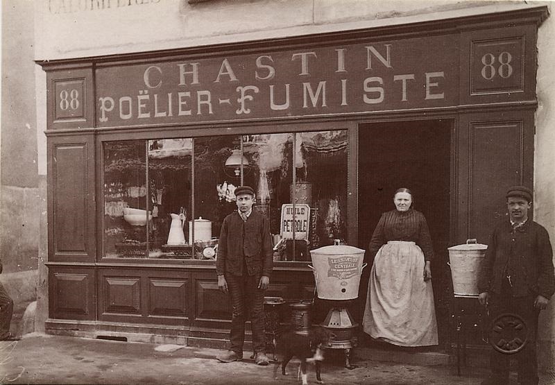 CHASTIN Poëlier-Fumiste/88,rue de la Préfecture-DIJON (vers 1910)/...