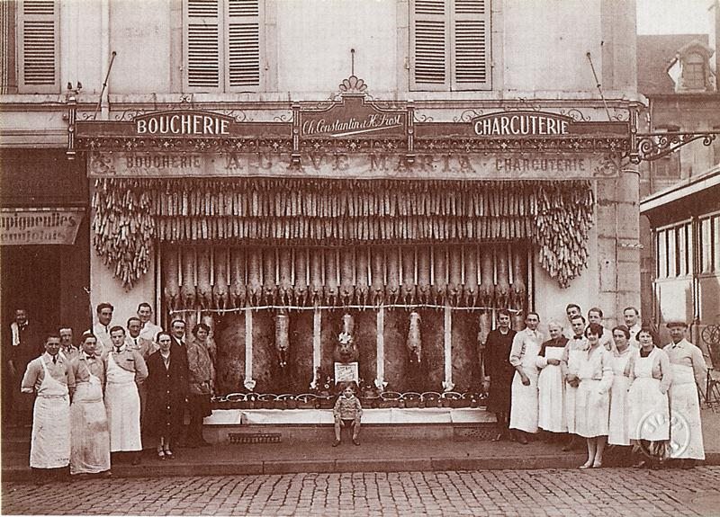 Boucherie-Charcuterie AVE MARIA/22,rue Odebert-DIJON (1929) / (...)