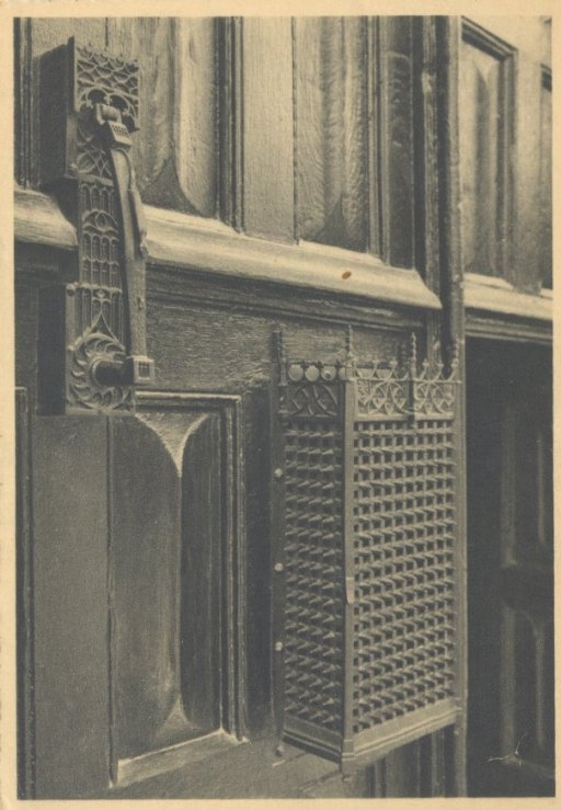 HOTEL-DIEU DE BEAUNE/(Côte-d'Or)/3.-Marteau et Judas de la porte d'entrée