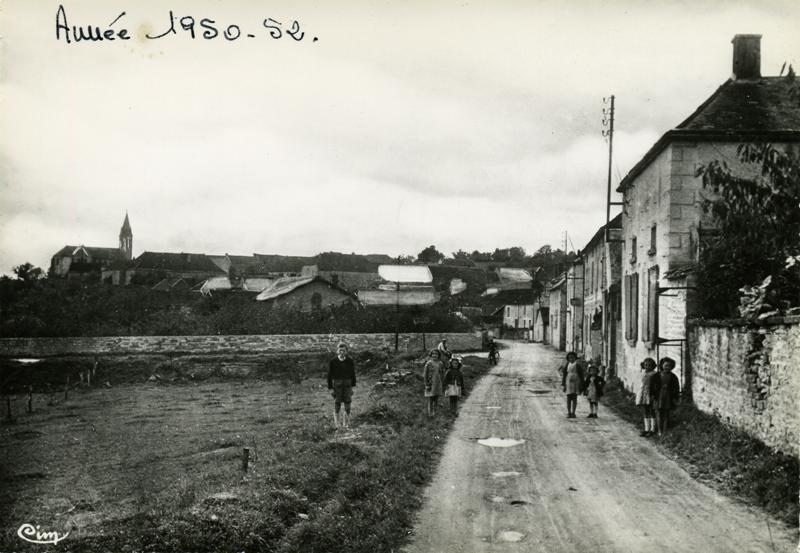SENNEVOY-le-HAUT(Yonne)/89115-Vue générale-Route de Gigny/COMBIER IMP.MACON(S.-et L.)"CIM"/Photographie Véritable-Reproduction Interdite