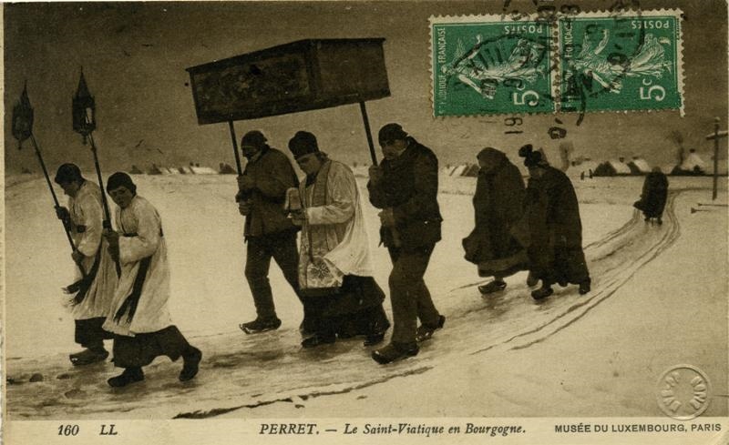 160 LL PERRET - Le Saint - Viatique de Bourgogne MUSEE DU LUXEMBOURG, PARIS