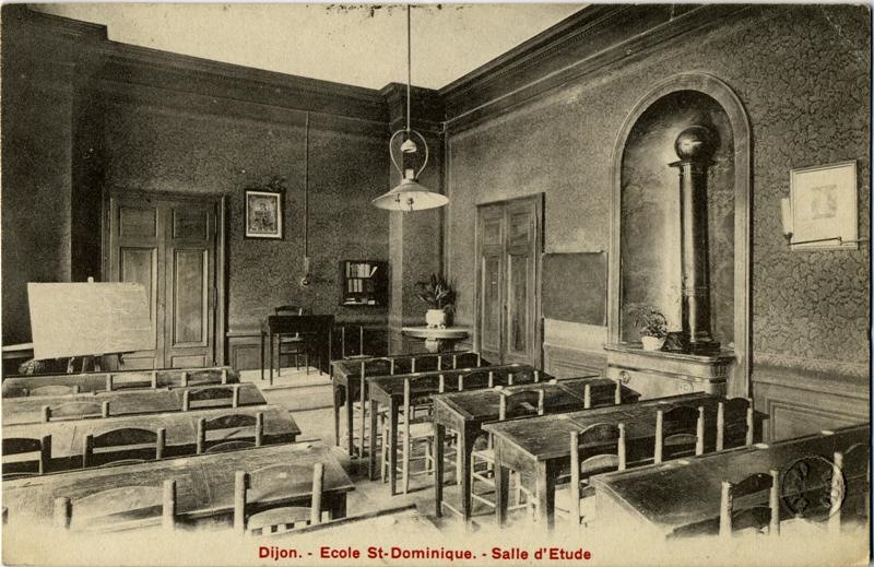 Dijon, école St-Dominique, Salle d'Etude