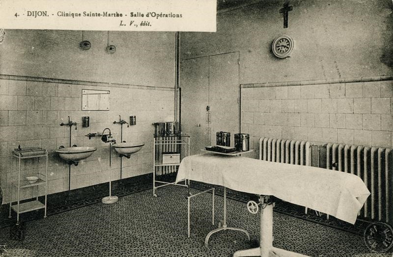 4.-DIJON.-Clinique Sainte-Marthe-Salle d'Opérations