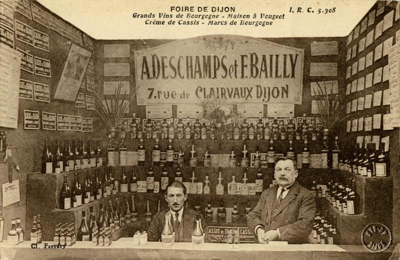 Dijon, foire gastronomique : stand Deschamp et Bailly photo Ferrary