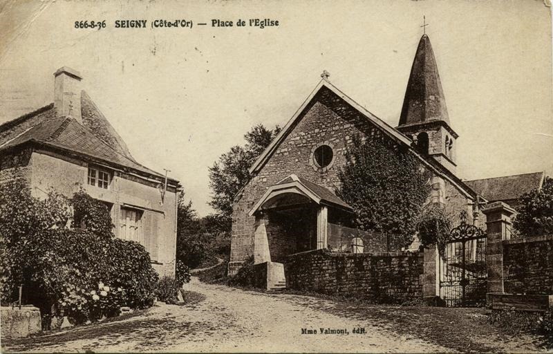 866-8-36 SEIGNY (Côte-d'Or) - Place de l'Eglise