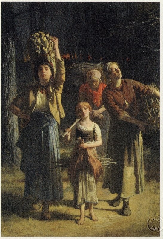 DIJON - Musée de la Vie Bourguignonne Perrin de Puycousin / "Les porteuses de fagots" / Charles Ronot