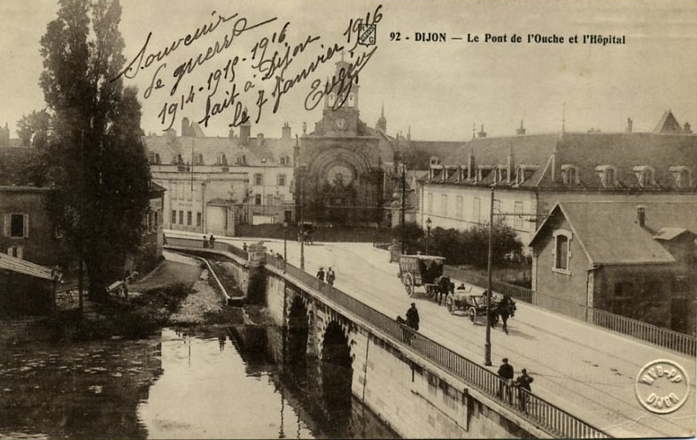 92 - DIJON - Le Pont de l'Ouche et l'Hôpital