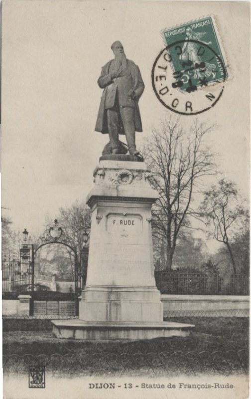DIJON - 13 - Statue de François Rude