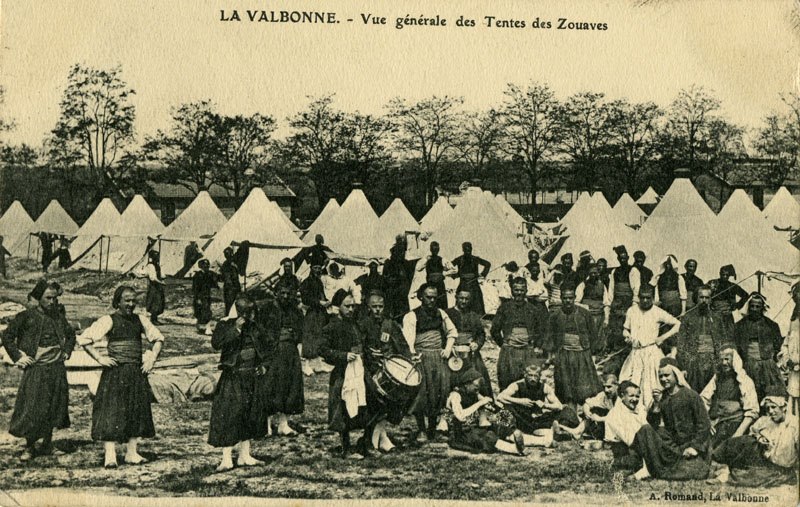 La Valbonne - Vue générale des Tentes des Zouaves