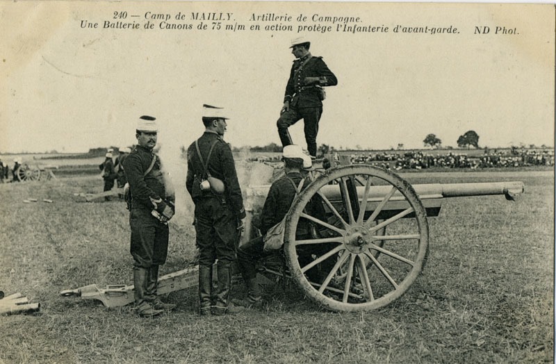 240 - Camp de MAILLY - Artillerie de Campagne