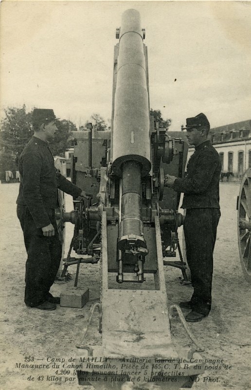 253 - Camp de MAILLY - Artillerie lourde de Campagne