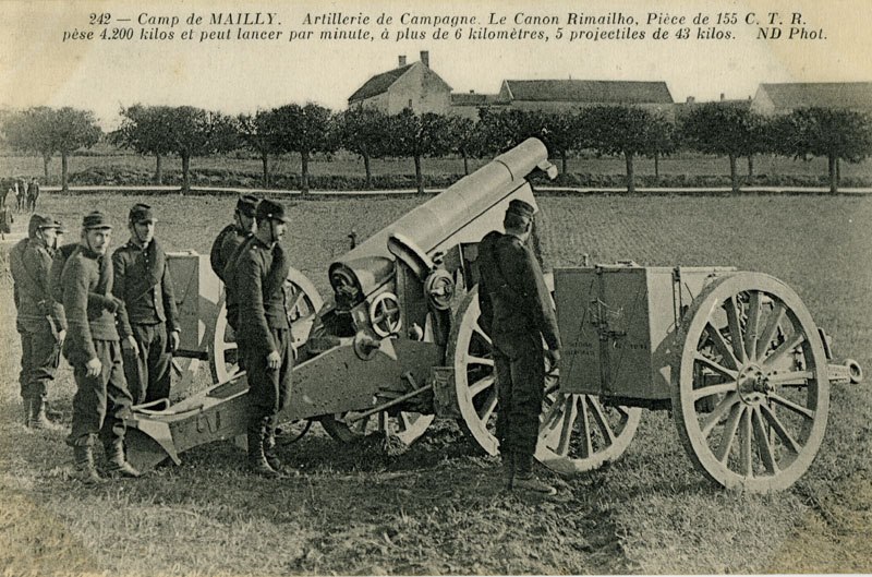 242 - Camp de MAILLY - Artillerie de Campagne