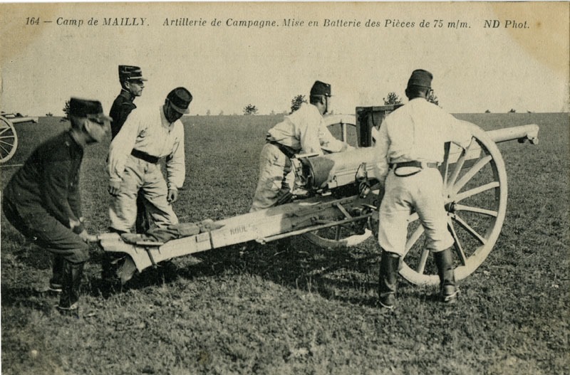164 - Camp de MAILLY - Artillerie de Campagne