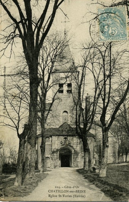 214. Côte d'Or / CHATILLON-sur-SEINE / Eglise St-Vorles (Entrée)