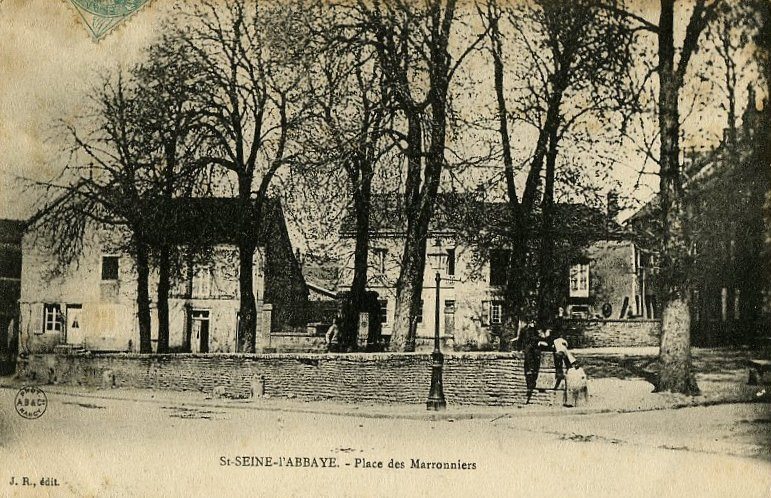 St-SEINE-L'ABBAYE. - Place des Marronniers