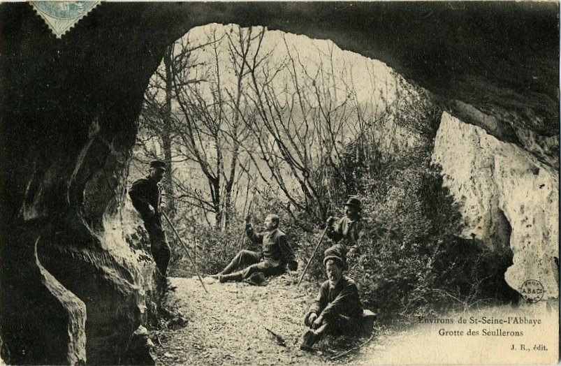 Environs de St-Seine-l'Abbaye. - Grotte des Seullerons