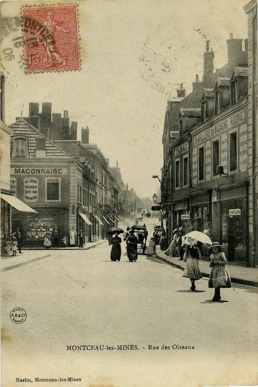 MONTCEAU-LES-MINES - Rue des Oiseaux