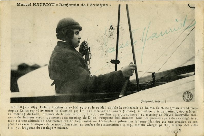 Marcel Hanriot "Benjamin de l'Aviation"