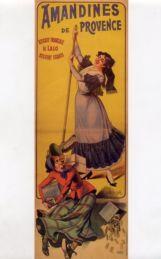 Affiche publicitaire pour les biscuits Lalo