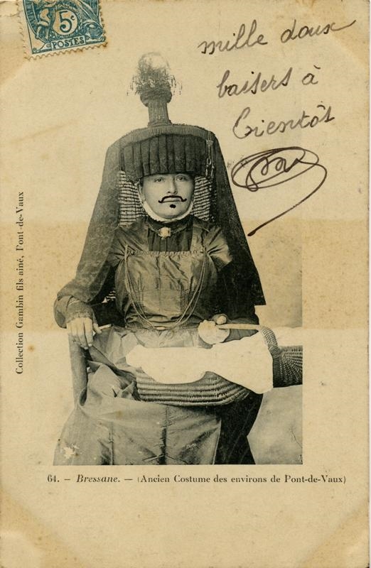 64. - Bressane. - (Ancien Costume des environs de Pont-de-Vaux)