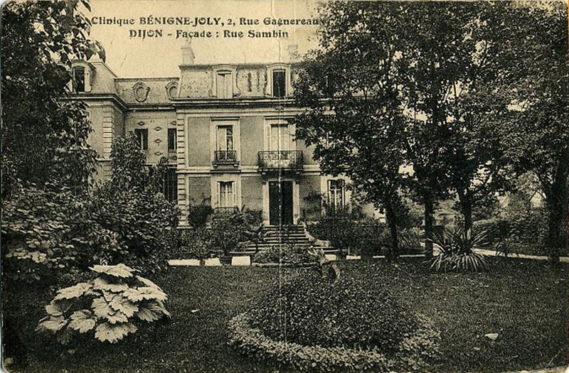 Clinique BENIGNE-JOLY, 2, Rue Gagnereau / DIJON - Façade : Rue Sambin
