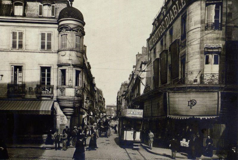 Rue de la Liberté à Dijon, début du 20 siècle