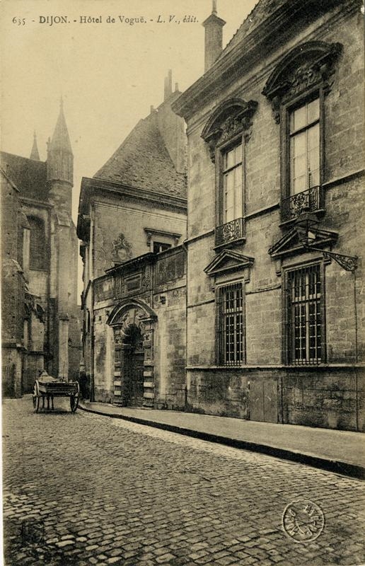 635. - DIJON. - Hôtel de Voguë. - L.V., édit.