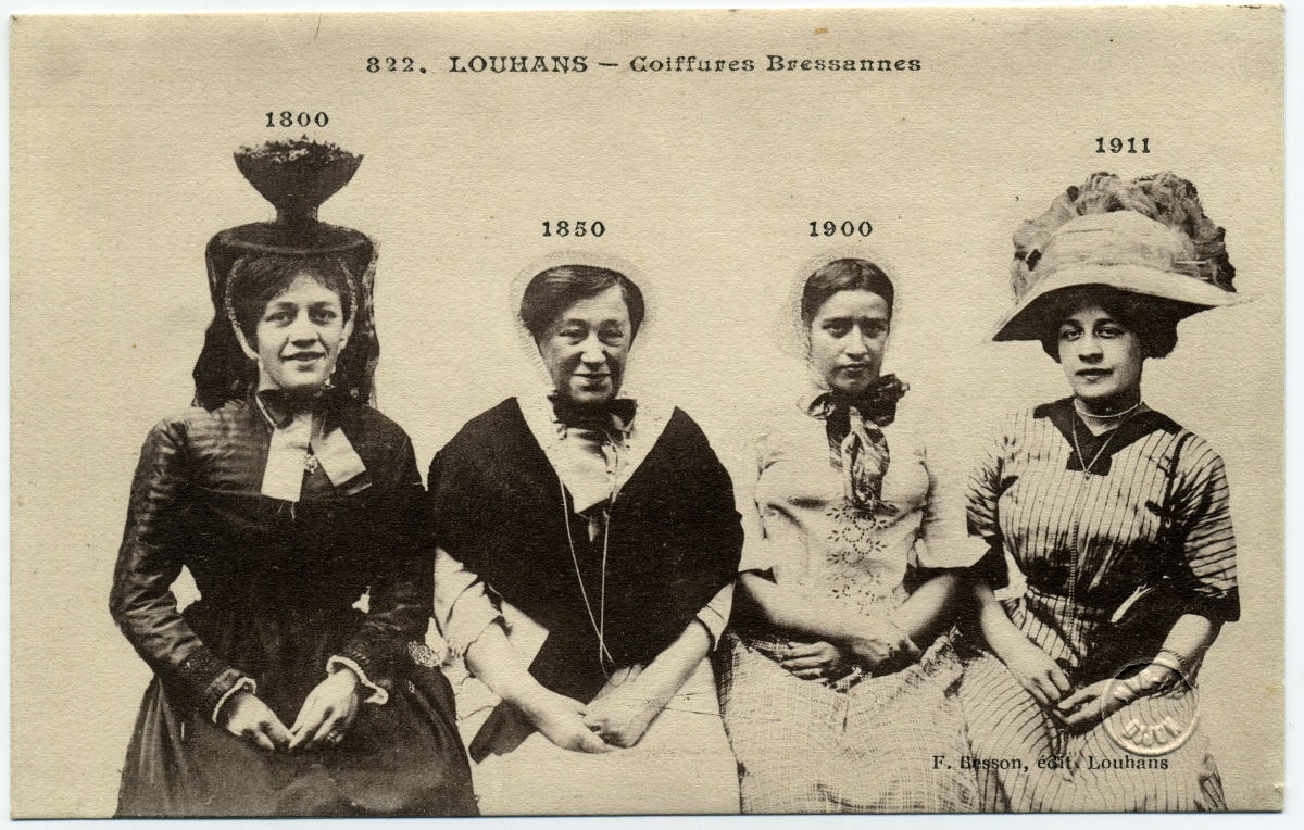 822. LOUHANS. Coiffures Bressanes