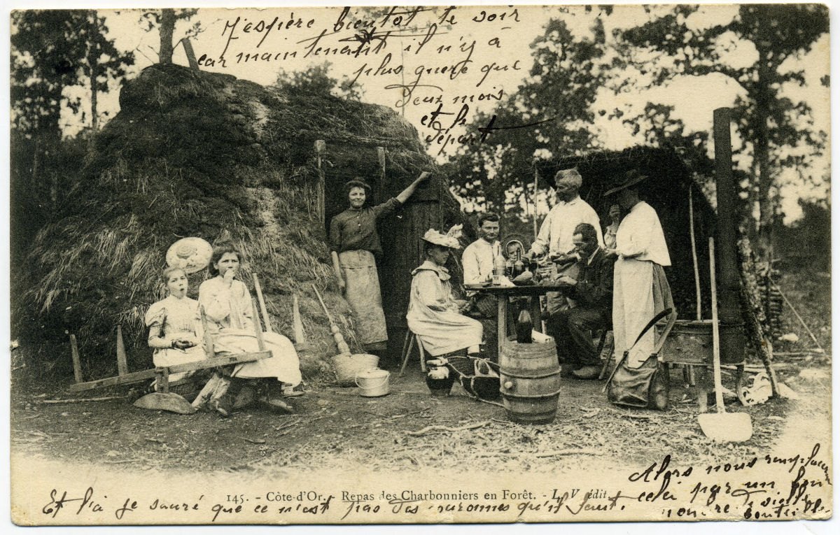 145 - Côte d'Or - Repas des Charbonniers en Forêt