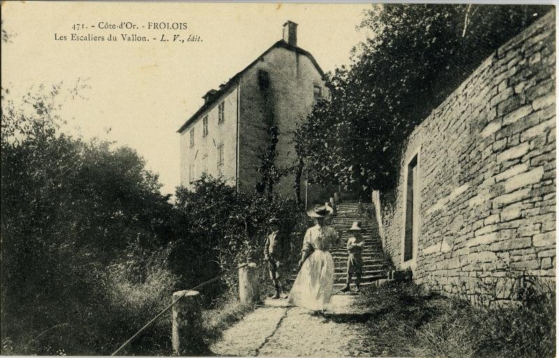 471. - Côte d’Or. - FROLOIS Les Escaliers du Vallon.