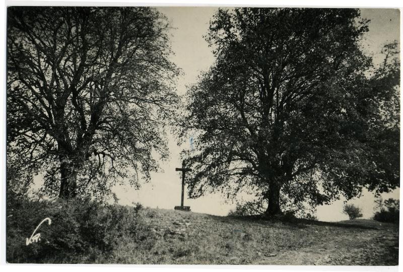 Les deux tilleuls et le Calvaire de Créancey