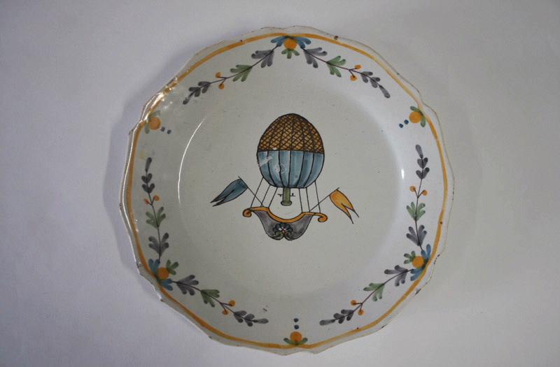 Assiette à la montgolfière