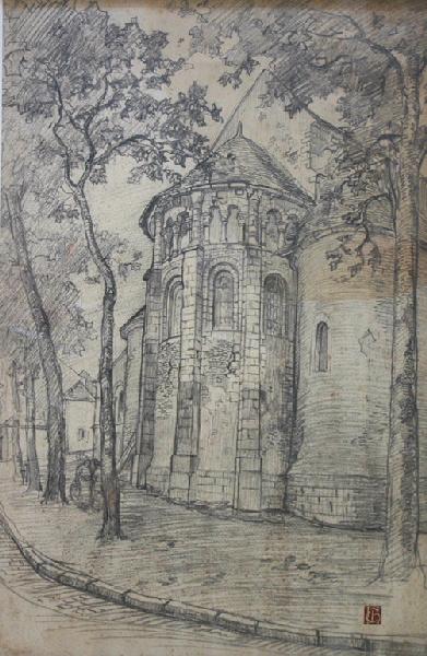 Abside de Saint-Agnan à Cosne