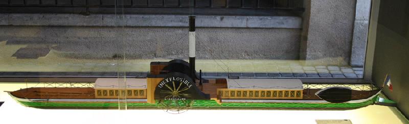 Maquette de l'Inexplosible 'l'Emeraude'