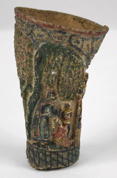 Petit vase à décor de scènes religieuses